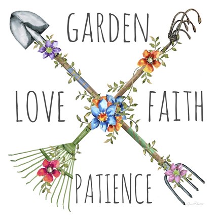 Framed Garden Inspiration - B Print