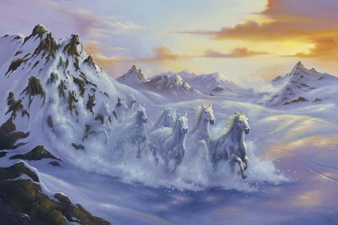 Framed After The Storm Print