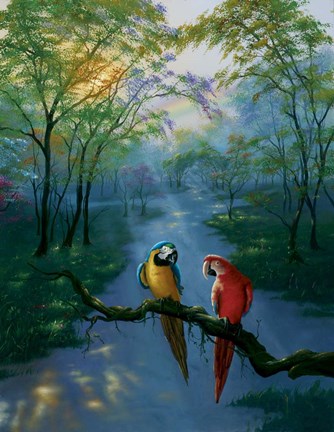 Framed Colors Of The Rainbow Print