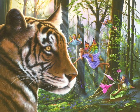 Framed Fearless Fairies Print