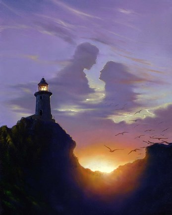 Framed Shining Brightly Print