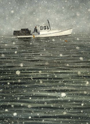 Framed Upon the Sea Print