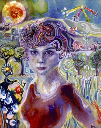 Framed Audrey Hepburn Print