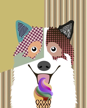 Framed Bangkaew Dog Print