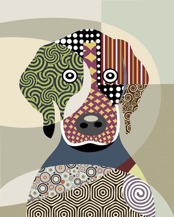 Framed Beagle Dog I Print