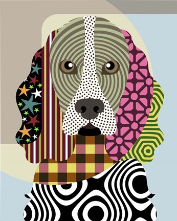 Framed Cocker Spaniel Dog Print