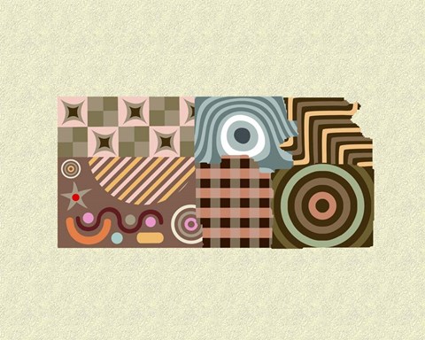 Framed Kansas State Map Print