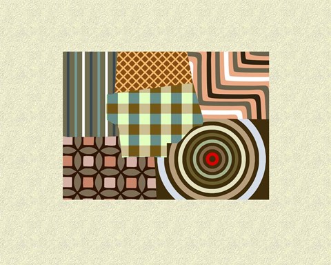 Framed Wyoming  State Map Print