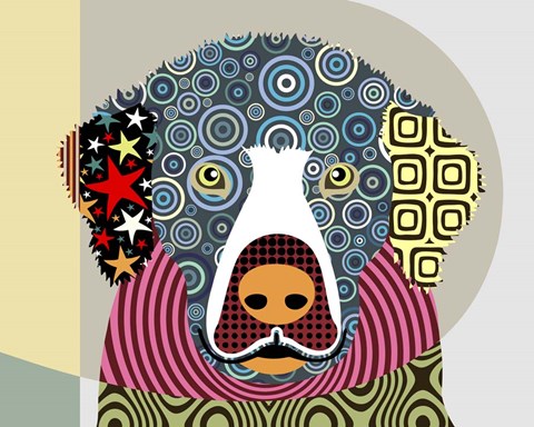 Framed Golden Retriever Print