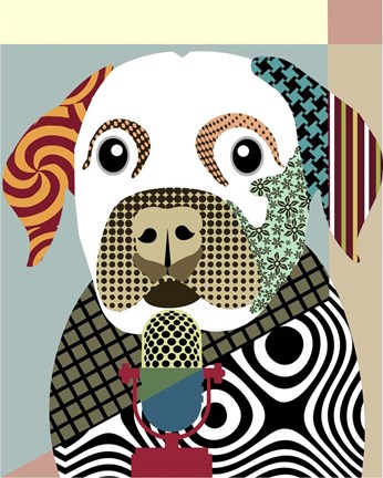 Framed Labrador Retriever Print