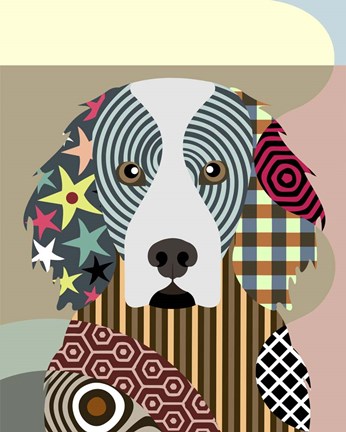 Framed Gordon Setter Print