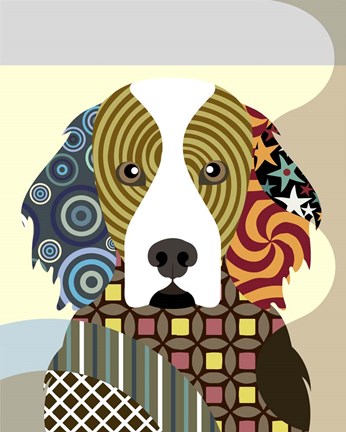 Framed Irish Setter Print