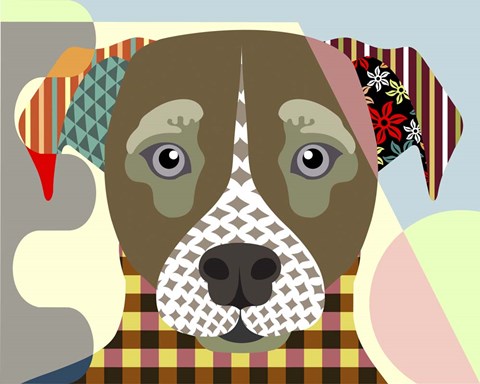 Framed Jack Russell Print