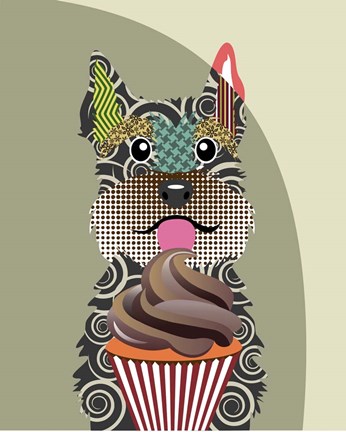 Framed Schnauzer Print