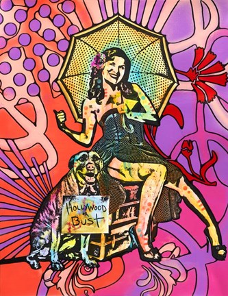 Framed Pinup for Pitbulls Print