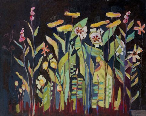 Framed Floral 1 Print