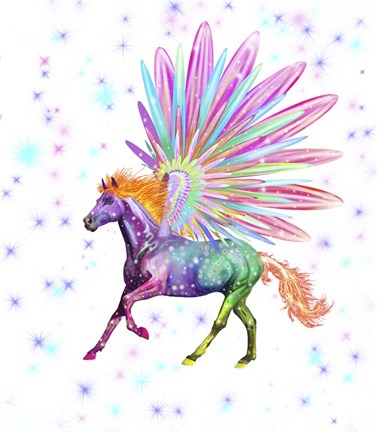 Framed Pegasus Print