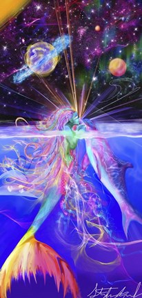 Framed Dolphin Kiss Print