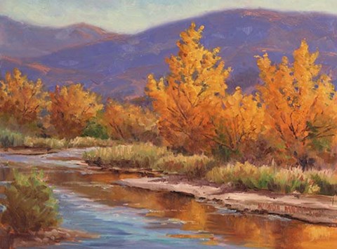 Framed Autumn River Print