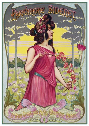 Framed Parfumerie Sidenet Print