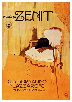 Framed Marca Zenit 1910 Print