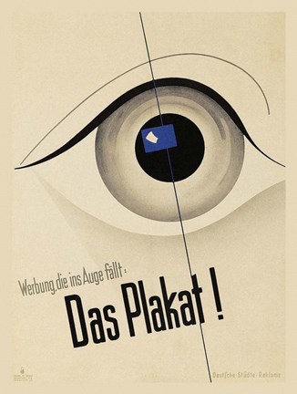 Framed Karl Schneider Plakatstil Das Plakat Print