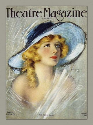 Framed Theatre Magazine June 1920 Print