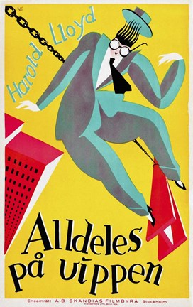 Framed Alldeles Pa Uippen Print