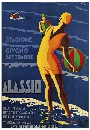 Framed Alassio Print