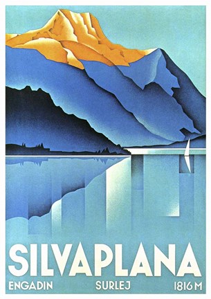 Framed Silvaplana Print