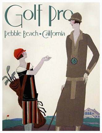 Framed Golf Pro Print