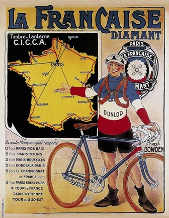 Framed La Francaise Diamant Print