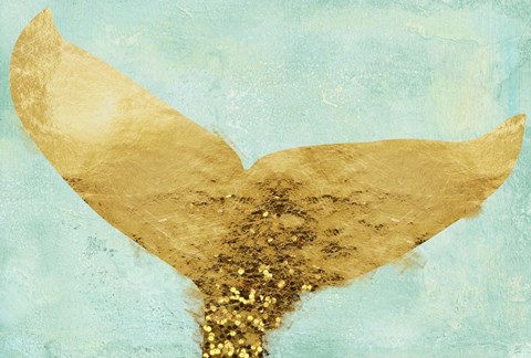 Framed Mermaid&#39;s Tail II Print