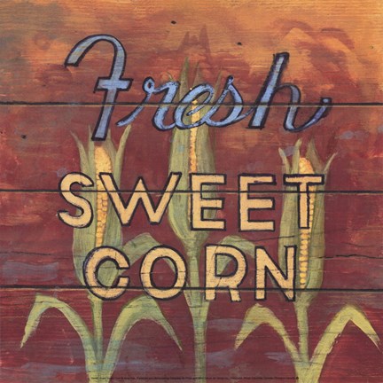 Framed Fresh Sweet Corn Print