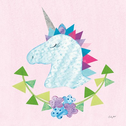 Framed Unicorn Power IV Print