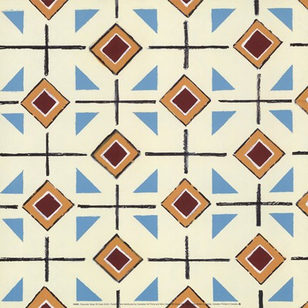 Framed Turquoise Tango Print