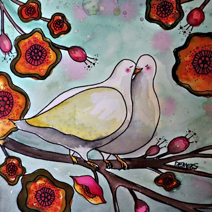 Framed Le Temps Des Cerises Print