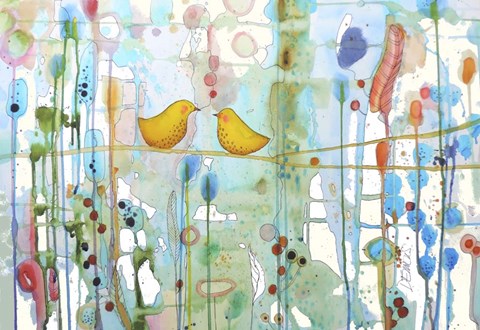 Framed Dans Chaque Coeur Print