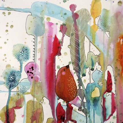 Framed Jouns Aux Bois Print