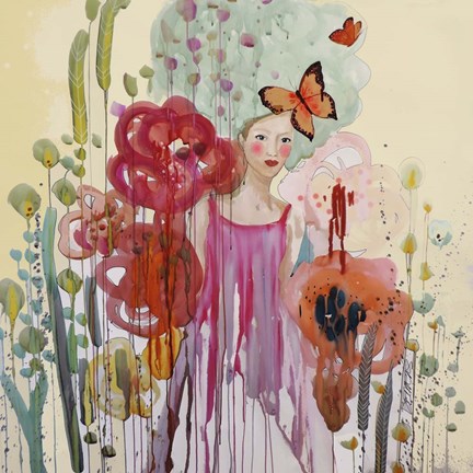 Framed Les Temps Presents Print