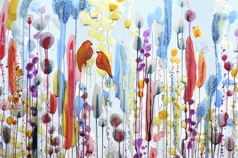 Framed Si Tu Me Le Demandais Print