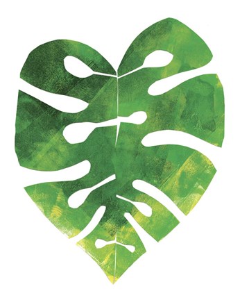 Framed Palm Leaf 3 Print