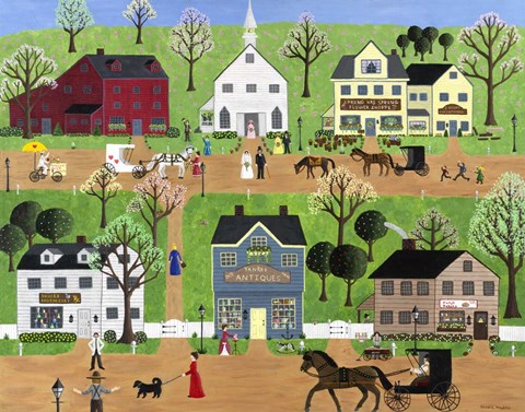 Framed Wedding in Spring Valley Print