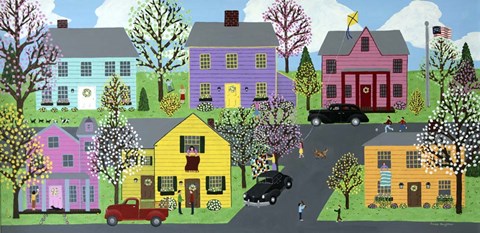 Framed Spring Cleaning Day Print