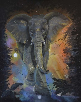 Framed Elephant Dreams Print
