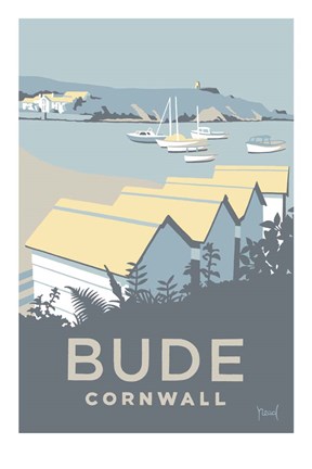 Framed Bude Print
