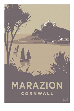 Framed Marazion 1 Print