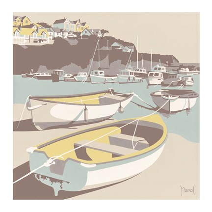 Framed Newquay Harbour Print