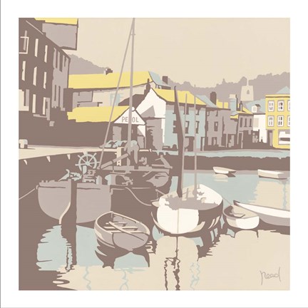 Framed Old Padstow Print