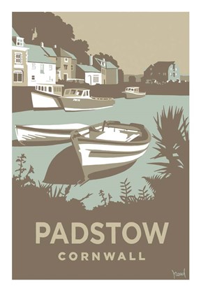 Framed Padstow 1 Print
